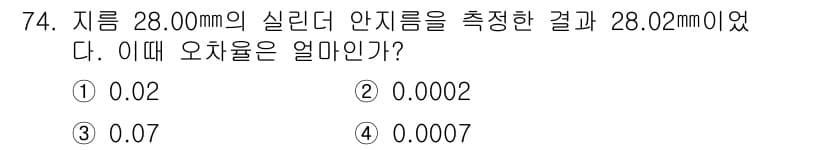 사출(프레스)금형설계기사 2015년 74번 - 정답과 핵심 포인트를 검수 중인 기출문제