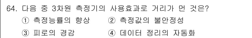 사출(프레스)금형설계기사 2016년 64번 - 정답과 핵심 포인트를 검수 중인 기출문제