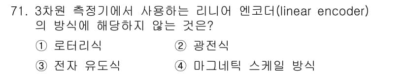 사출(프레스)금형설계기사 2016년 71번 - 정답과 핵심 포인트를 검수 중인 기출문제