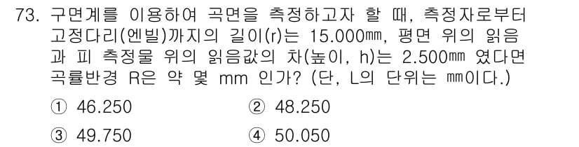 사출(프레스)금형설계기사 2016년 73번 - 정답과 핵심 포인트를 검수 중인 기출문제