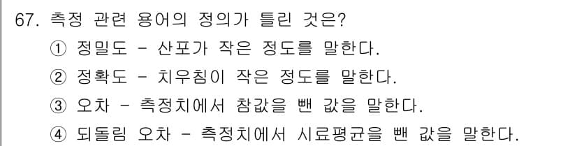 사출(프레스)금형설계기사 2017년 67번 - 정답과 핵심 포인트를 검수 중인 기출문제