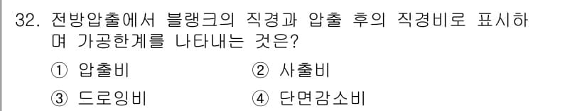 금형기능사 2015년 32번 - 정답과 핵심 포인트를 검수 중인 기출문제