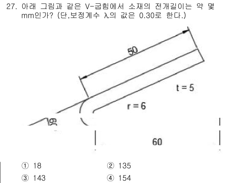 금형기능사 2016년 27번 - 정답과 핵심 포인트를 검수 중인 기출문제
