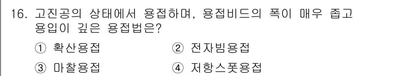 초음파비파괴검사산업기사 2015년 16번 - 정답과 핵심 포인트를 검수 중인 기출문제