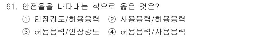 건설기계정비산업기사 2016년 61번 - 정답과 핵심 포인트를 검수 중인 기출문제