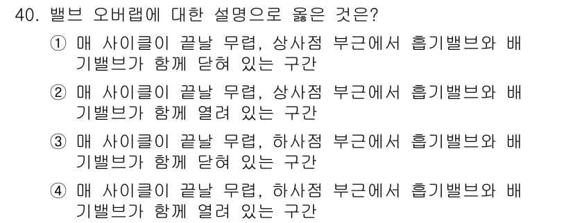 건설기계정비산업기사 2018년 40번 - 정답과 핵심 포인트를 검수 중인 기출문제