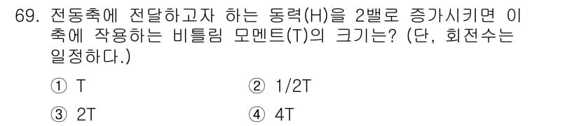 건설기계정비산업기사 2018년 69번 - 정답과 핵심 포인트를 검수 중인 기출문제