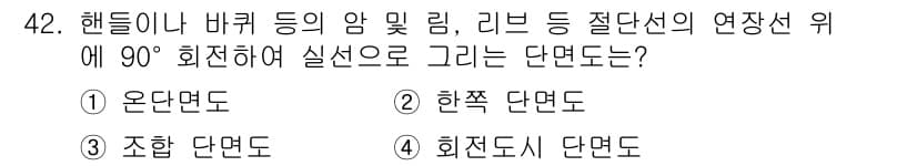 기계조립산업기사 2015년 42번 - 정답과 핵심 포인트를 검수 중인 기출문제