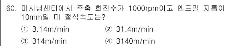 기계조립산업기사 2016년 60번 - 정답과 핵심 포인트를 검수 중인 기출문제