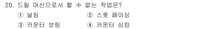 기계조립산업기사 2017년 20번 - 정답과 핵심 포인트를 검수 중인 기출문제
