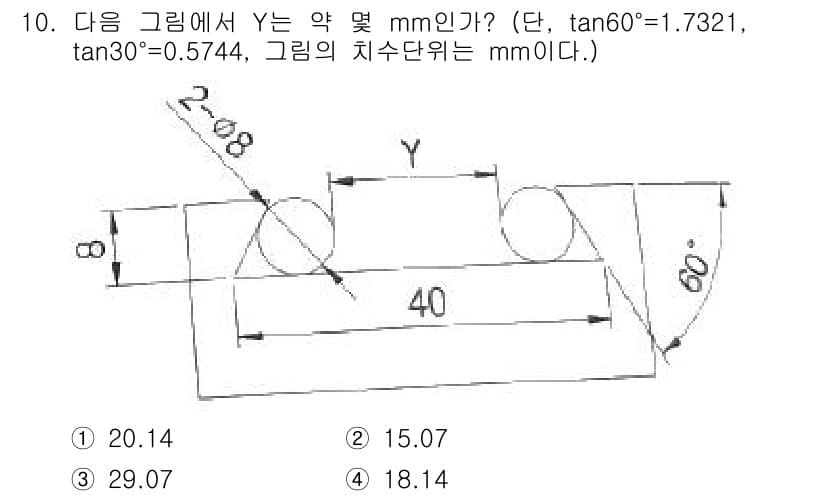 기계조립산업기사 2018년 10번 - 정답과 핵심 포인트를 검수 중인 기출문제
