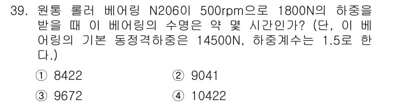 기계조립산업기사 2018년 39번 - 정답과 핵심 포인트를 검수 중인 기출문제
