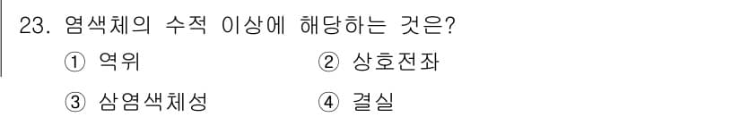 종자산업기사 2015년 23번 - 정답과 핵심 포인트를 검수 중인 기출문제