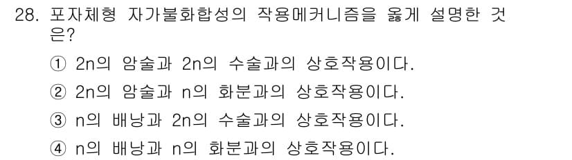 종자산업기사 2015년 28번 - 정답과 핵심 포인트를 검수 중인 기출문제