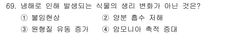 종자산업기사 2015년 69번 - 정답과 핵심 포인트를 검수 중인 기출문제