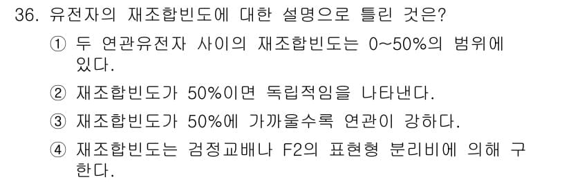 종자산업기사 2016년 36번 - 정답과 핵심 포인트를 검수 중인 기출문제