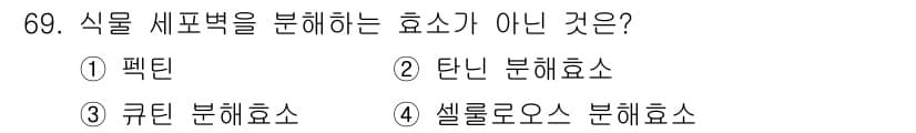 종자산업기사 2016년 69번 - 정답과 핵심 포인트를 검수 중인 기출문제