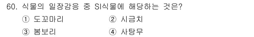 종자산업기사 2017년 60번 - 정답과 핵심 포인트를 검수 중인 기출문제