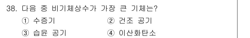 기상기사 2016년 38번 - 정답과 핵심 포인트를 검수 중인 기출문제