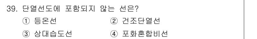 기상기사 2016년 39번 - 정답과 핵심 포인트를 검수 중인 기출문제