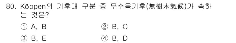 기상기사 2016년 80번 - 정답과 핵심 포인트를 검수 중인 기출문제