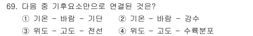 기상기사 2018년 69번 - 정답과 핵심 포인트를 검수 중인 기출문제