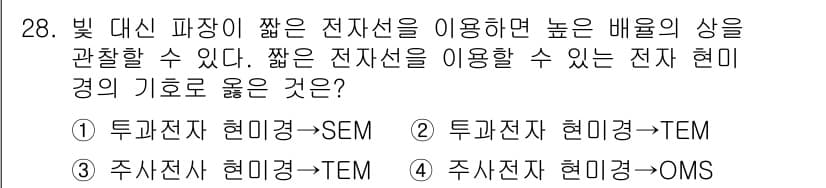 금속재료시험기능사 2015년 28번 - 정답과 핵심 포인트를 검수 중인 기출문제