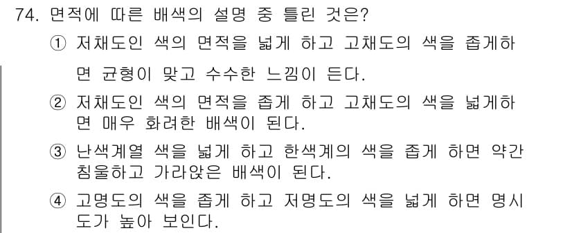 패션머천다이징산업기사 2017년 74번 - 정답과 핵심 포인트를 검수 중인 기출문제