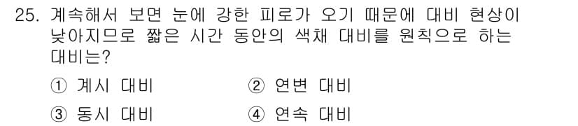 패션디자인산업기사 2017년 25번 - 정답과 핵심 포인트를 검수 중인 기출문제
