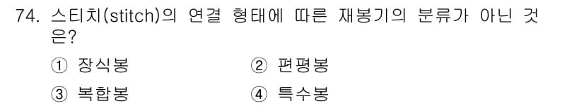 패션디자인산업기사 2017년 74번 - 정답과 핵심 포인트를 검수 중인 기출문제