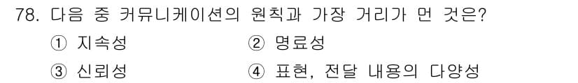 텔레마케팅관리사 2019년 78번 - 정답과 핵심 포인트를 검수 중인 기출문제
