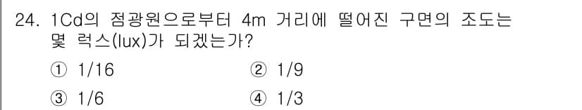 인간공학기사 2015년 24번 - 정답과 핵심 포인트를 검수 중인 기출문제