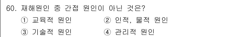 인간공학기사 2015년 60번 - . 관리적 원인

관리적 원인은 인적 요소와 직접적인 연관이 없으며, 오... 에 관한 핵심 기출문제