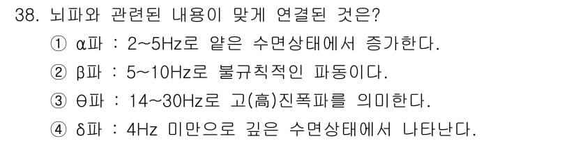 인간공학기사 2017년 38번 - 정답과 핵심 포인트를 검수 중인 기출문제