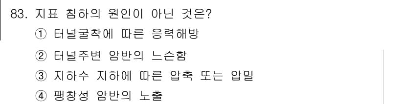 화약류관리기사 2015년 84번 - 정답과 핵심 포인트를 검수 중인 기출문제