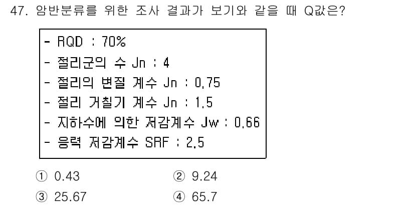 화약류관리기사 2018년 47번 - 정답과 핵심 포인트를 검수 중인 기출문제