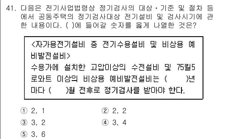 주택관리사보_2차 2017년 41번 - 정답과 핵심 포인트를 검수 중인 기출문제