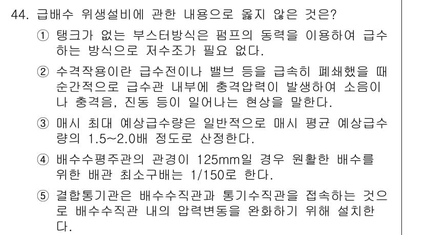 주택관리사보_2차 2018년 45번 - 정답과 핵심 포인트를 검수 중인 기출문제