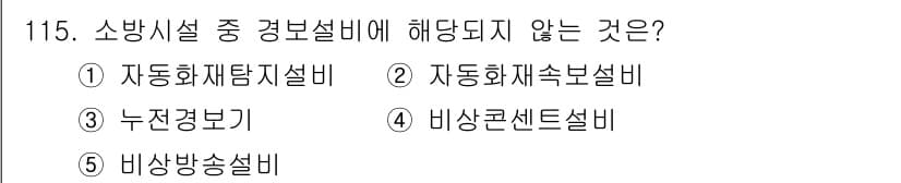 주택관리사보_1차 2015년 115번 - 정답과 핵심 포인트를 검수 중인 기출문제