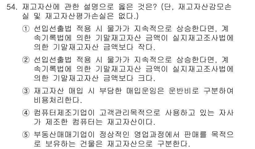 주택관리사보_1차 2015년 54번 - 정답과 핵심 포인트를 검수 중인 기출문제