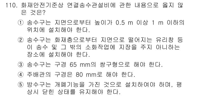 주택관리사보_1차 2016년 110번 - 정답과 핵심 포인트를 검수 중인 기출문제