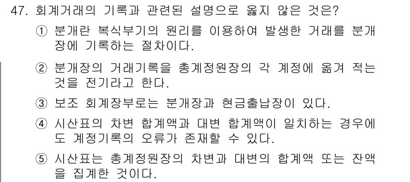 주택관리사보_1차 2016년 47번 - 정답과 핵심 포인트를 검수 중인 기출문제