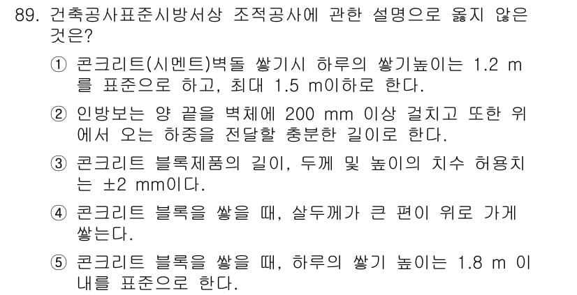 주택관리사보_1차 2016년 89번 - 정답과 핵심 포인트를 검수 중인 기출문제
