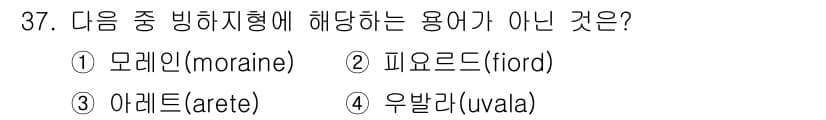 응용지질기사 2015년 37번 - 정답과 핵심 포인트를 검수 중인 기출문제