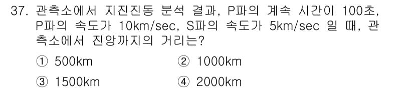 응용지질기사 2017년 37번 - 정답과 핵심 포인트를 검수 중인 기출문제