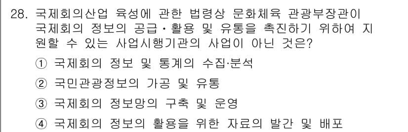 국내여행안내사_1차 2016년 28번 - 정답과 핵심 포인트를 검수 중인 기출문제