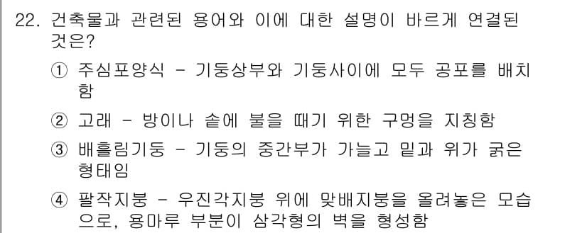 국내여행안내사_1차 2018년 22번 - 정답과 핵심 포인트를 검수 중인 기출문제
