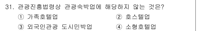 국내여행안내사_1차 2018년 31번 - 정답과 핵심 포인트를 검수 중인 기출문제