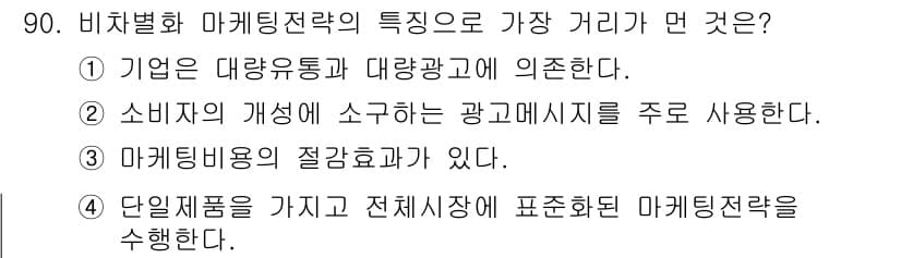 소비자전문상담사_2급 2019년 90번 - 정답과 핵심 포인트를 검수 중인 기출문제