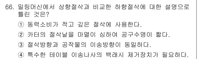 정밀측정산업기사 2017년 66번 - 정답과 핵심 포인트를 검수 중인 기출문제